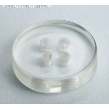 Botones de resina altamente transparentes